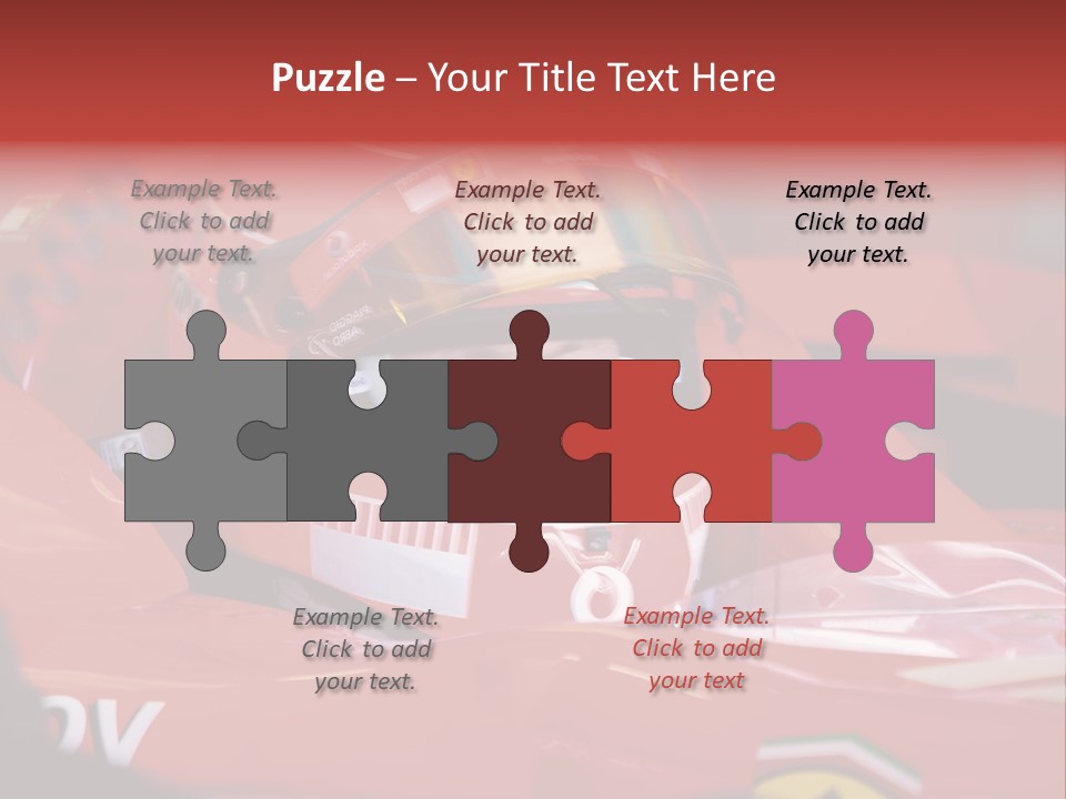 Turn Transportation Formula PowerPoint Template