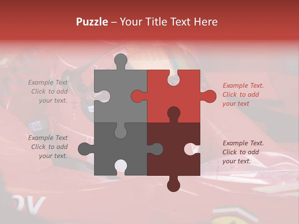 Turn Transportation Formula PowerPoint Template