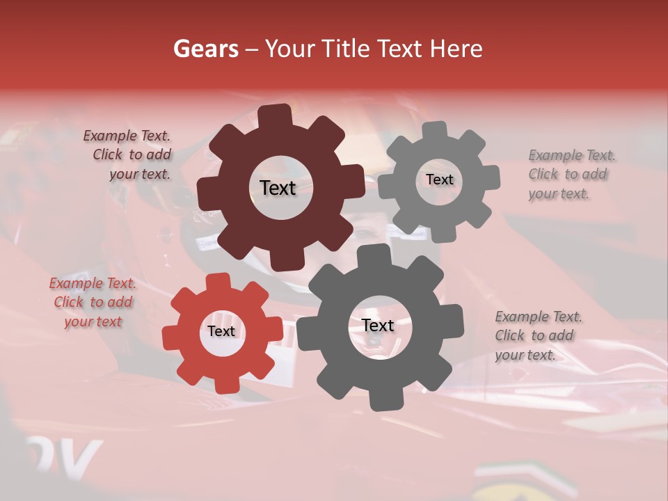 Turn Transportation Formula PowerPoint Template