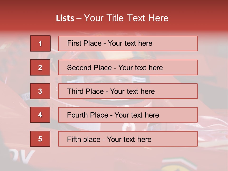 Turn Transportation Formula PowerPoint Template