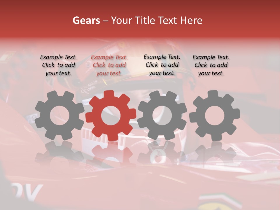 Turn Transportation Formula PowerPoint Template