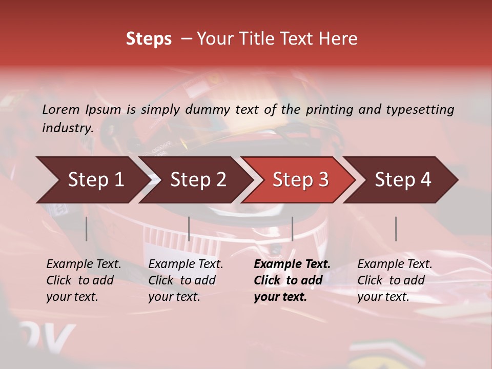 Turn Transportation Formula PowerPoint Template