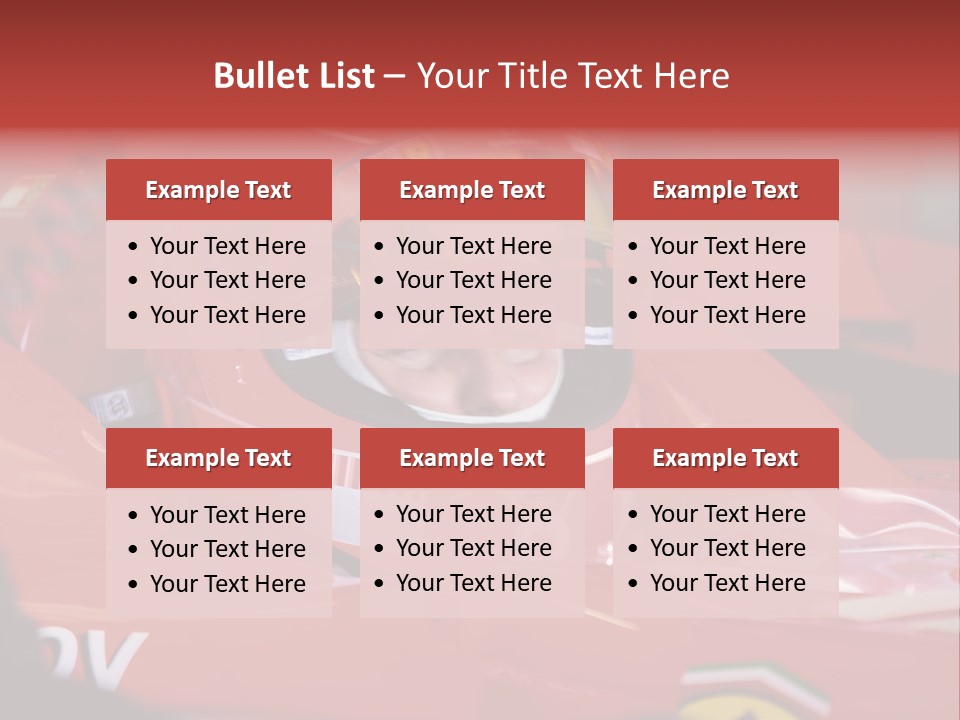 Turn Transportation Formula PowerPoint Template
