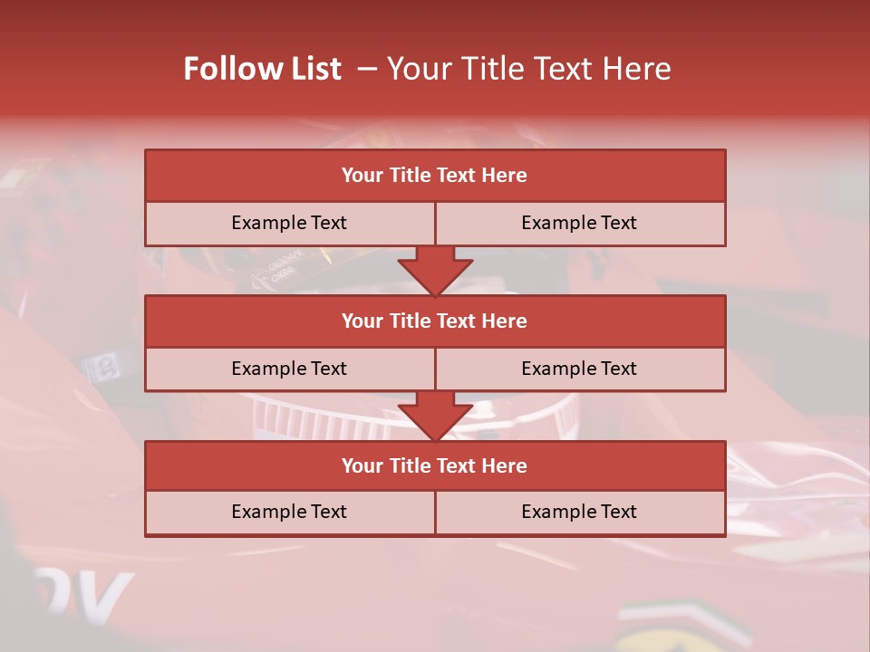Turn Transportation Formula PowerPoint Template