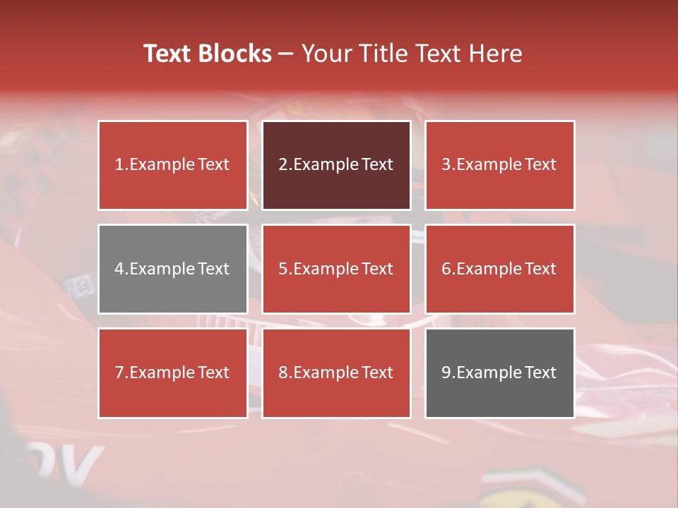 Turn Transportation Formula PowerPoint Template