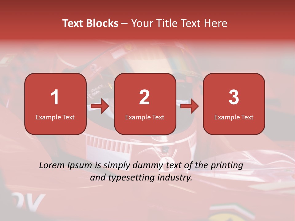 Turn Transportation Formula PowerPoint Template