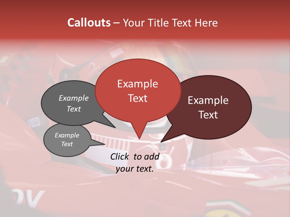 Turn Transportation Formula PowerPoint Template