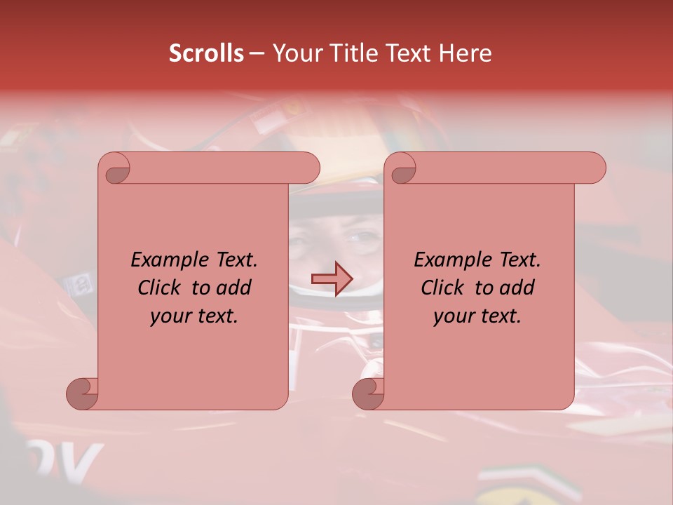 Turn Transportation Formula PowerPoint Template