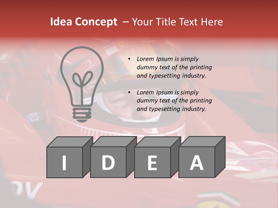 Turn Transportation Formula PowerPoint Template