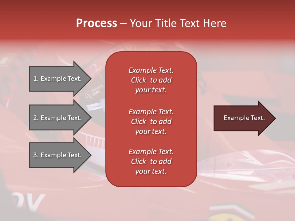 Turn Transportation Formula PowerPoint Template