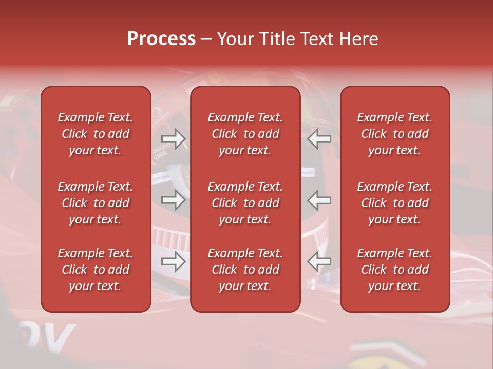 Turn Transportation Formula PowerPoint Template