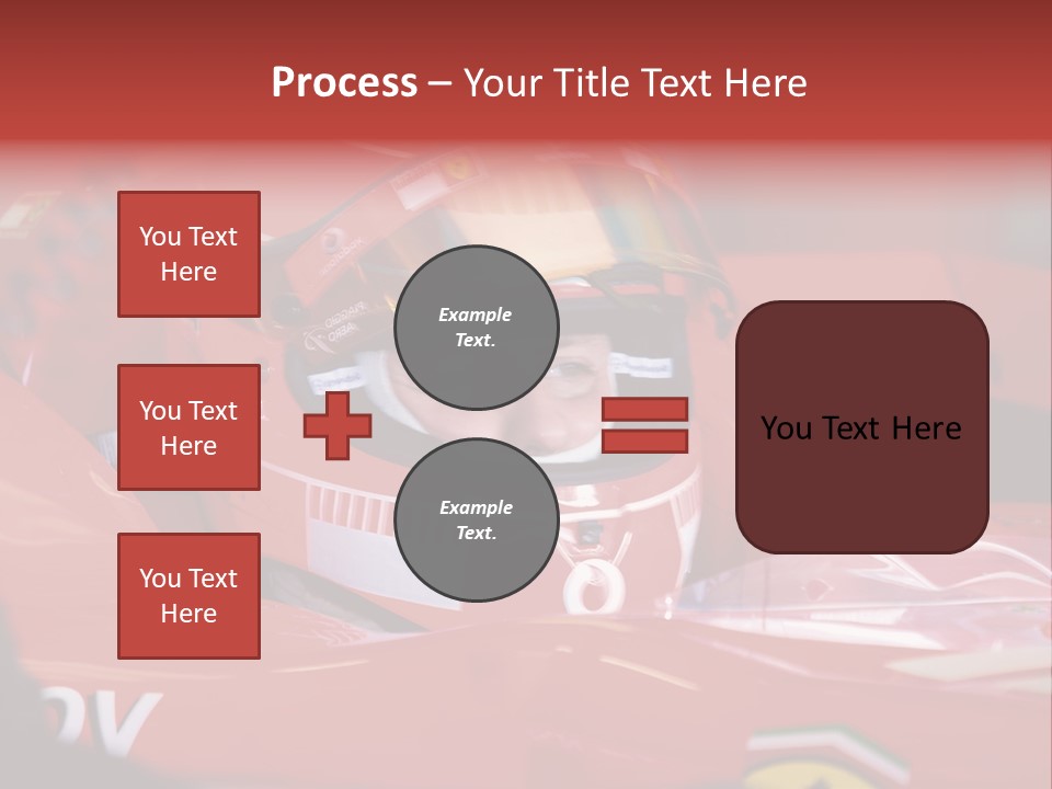Turn Transportation Formula PowerPoint Template