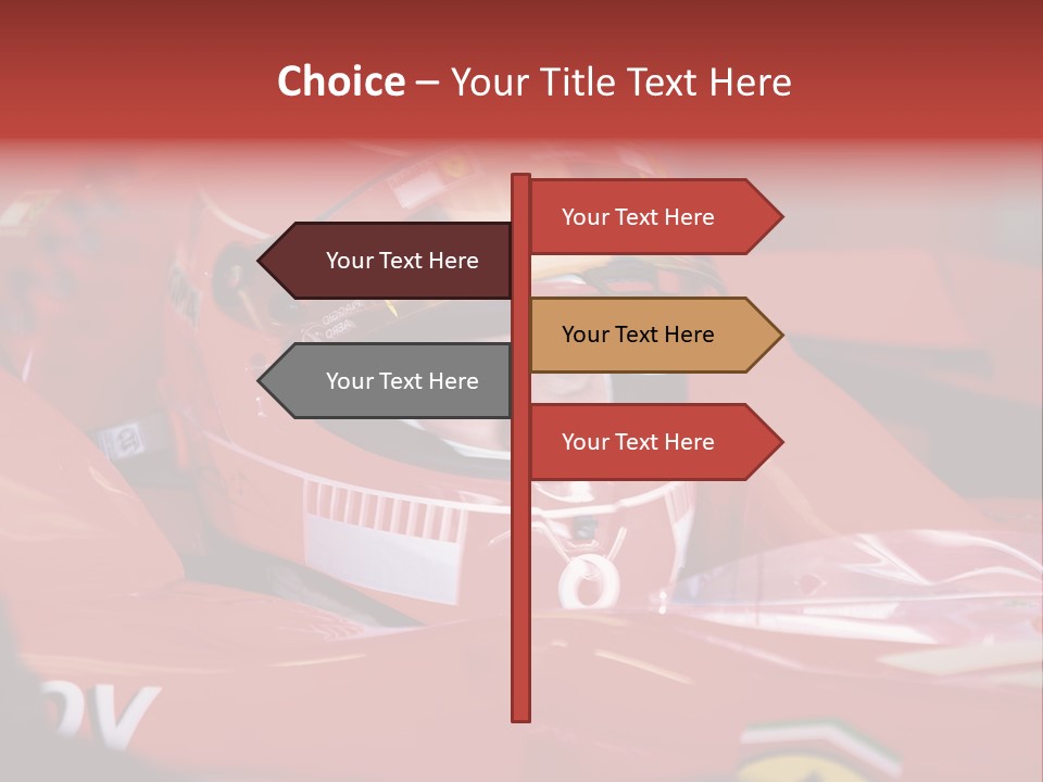 Turn Transportation Formula PowerPoint Template
