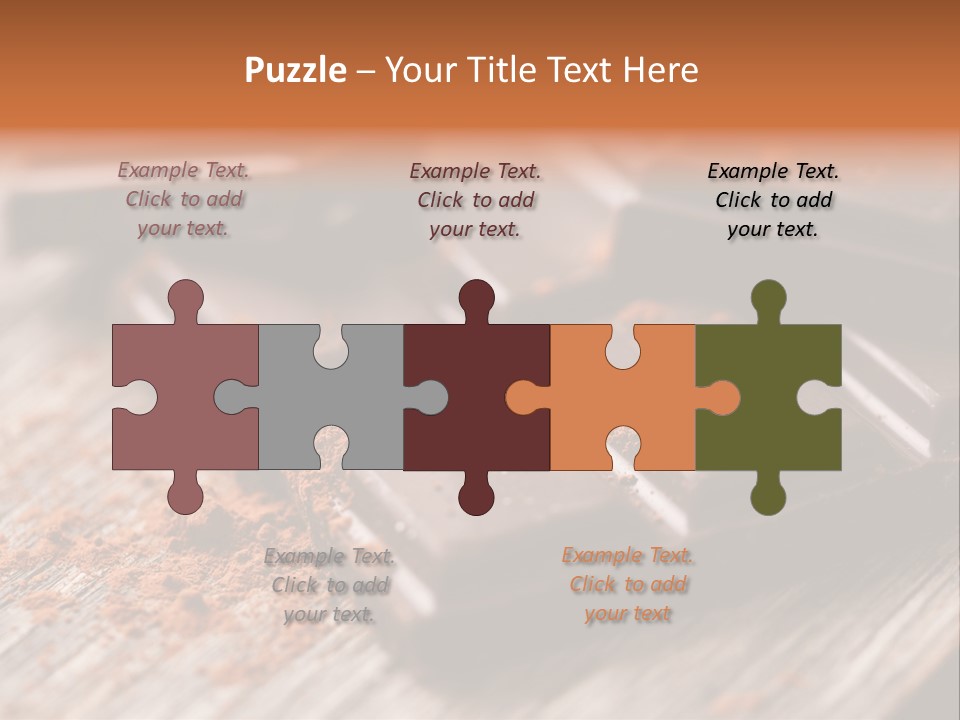 Sugar Nutrition Pieces PowerPoint Template