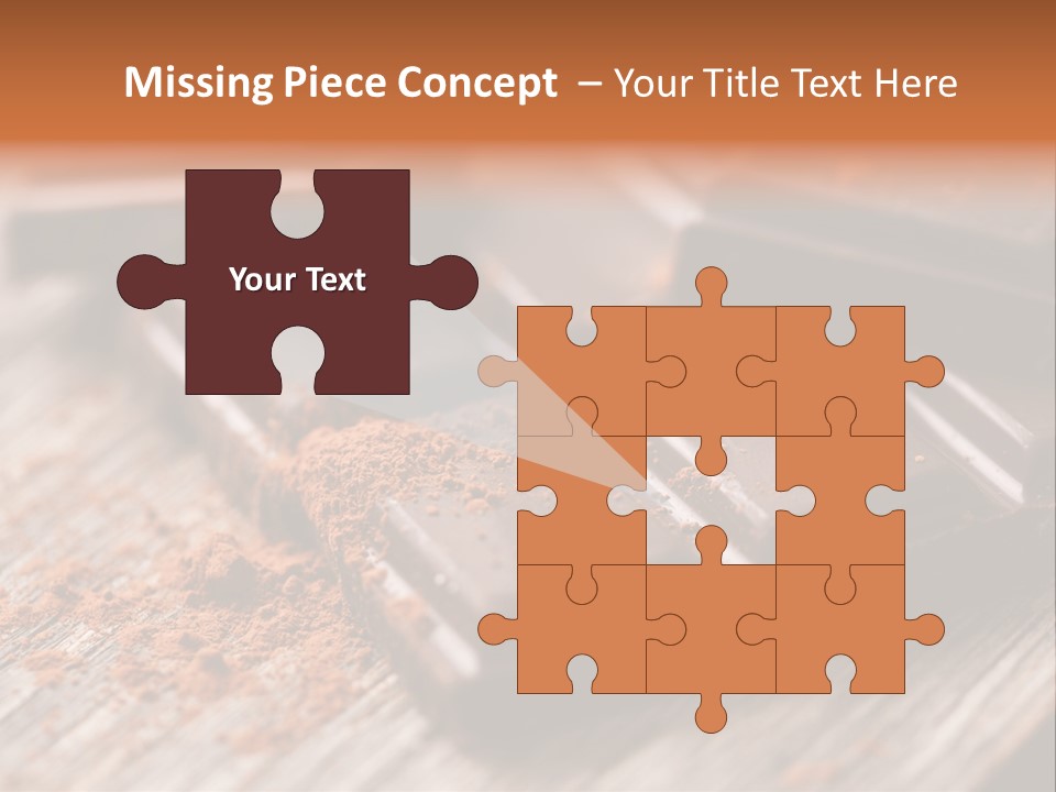 Sugar Nutrition Pieces PowerPoint Template