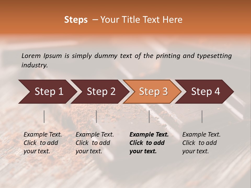 Sugar Nutrition Pieces PowerPoint Template