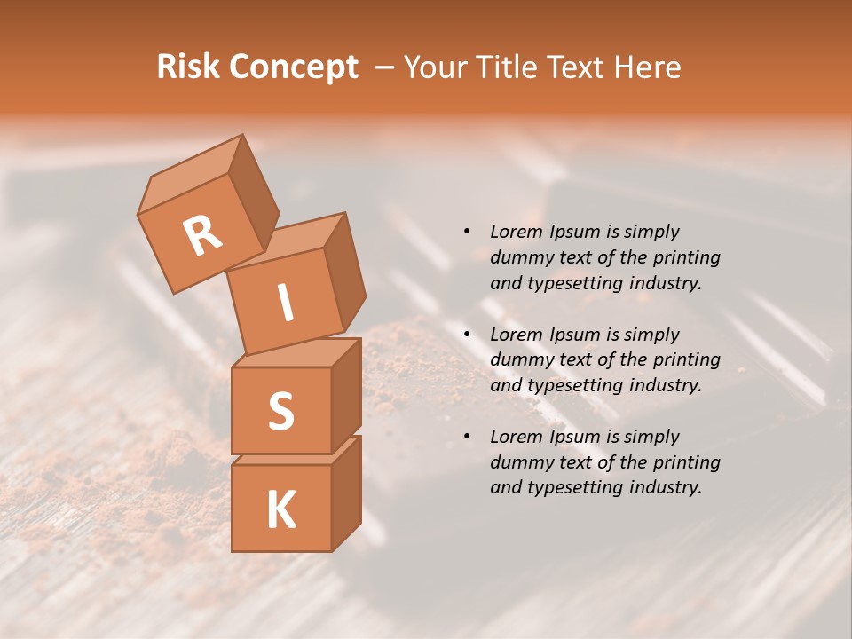 Sugar Nutrition Pieces PowerPoint Template