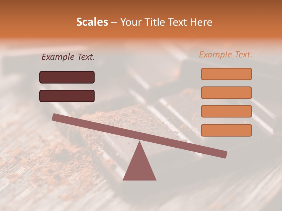 Sugar Nutrition Pieces PowerPoint Template
