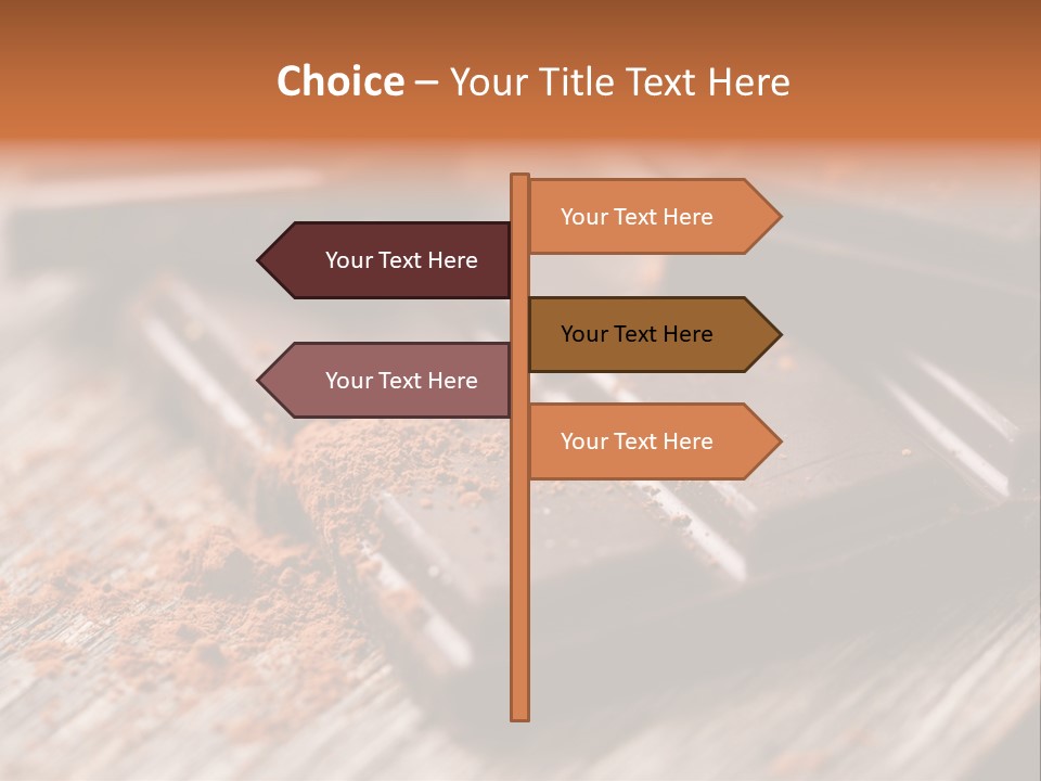 Sugar Nutrition Pieces PowerPoint Template