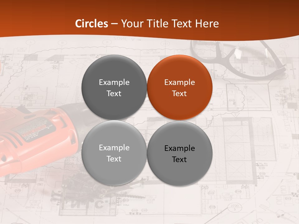 Screws Hat Contractor PowerPoint Template