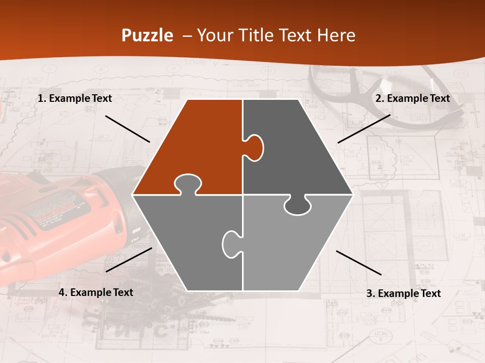 Screws Hat Contractor PowerPoint Template