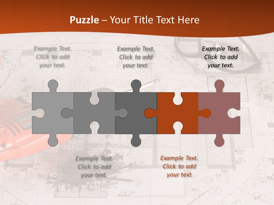 Screws Hat Contractor PowerPoint Template