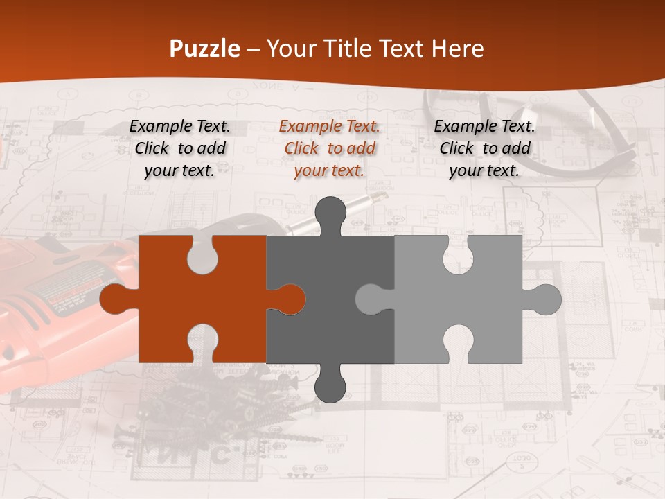 Screws Hat Contractor PowerPoint Template