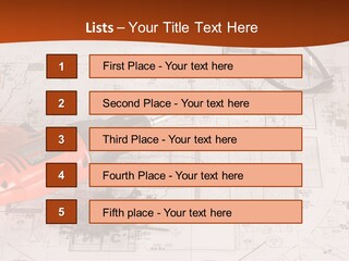Screws Hat Contractor PowerPoint Template