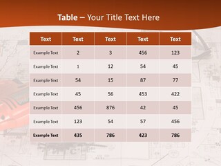 Screws Hat Contractor PowerPoint Template