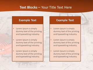 Screws Hat Contractor PowerPoint Template