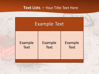 Screws Hat Contractor PowerPoint Template