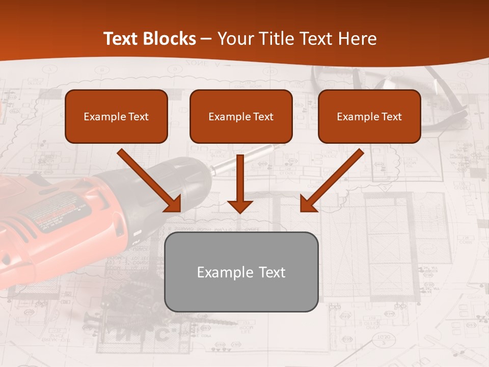 Screws Hat Contractor PowerPoint Template