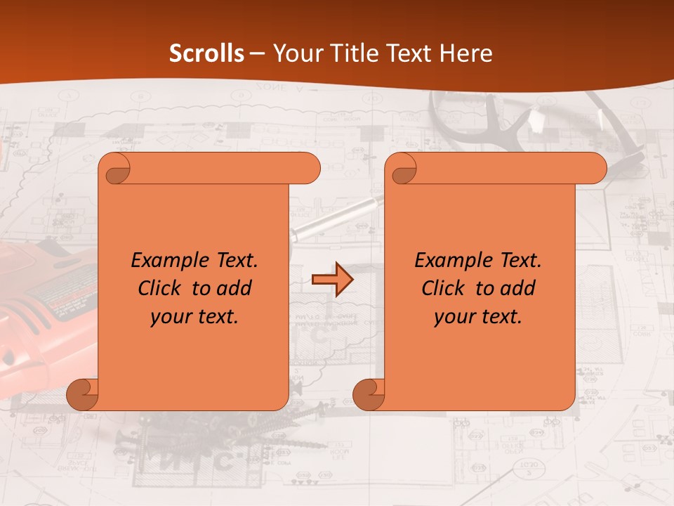 Screws Hat Contractor PowerPoint Template