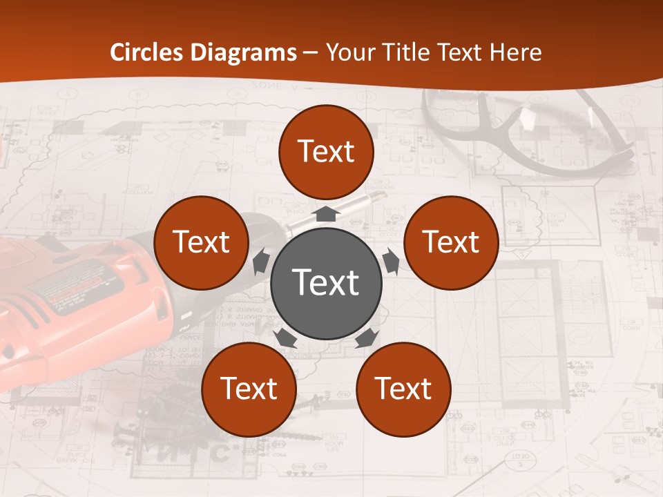 Screws Hat Contractor PowerPoint Template