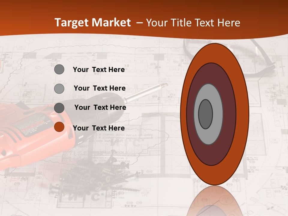 Screws Hat Contractor PowerPoint Template