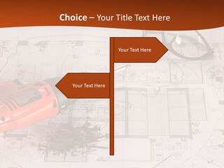 Screws Hat Contractor PowerPoint Template