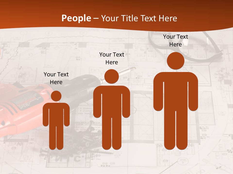 Screws Hat Contractor PowerPoint Template