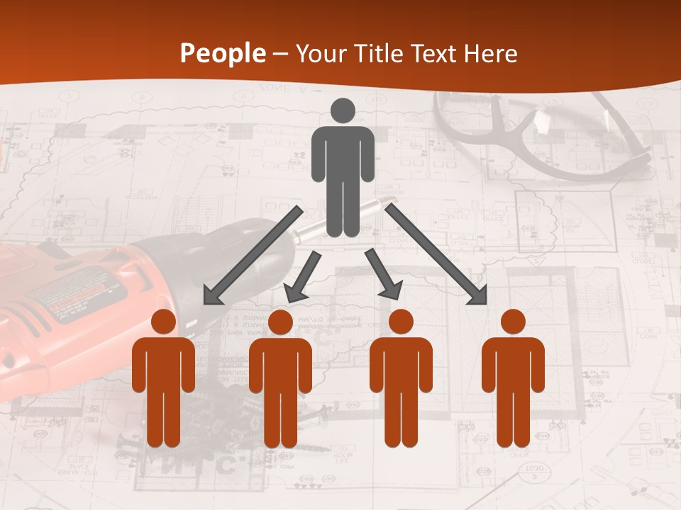 Screws Hat Contractor PowerPoint Template