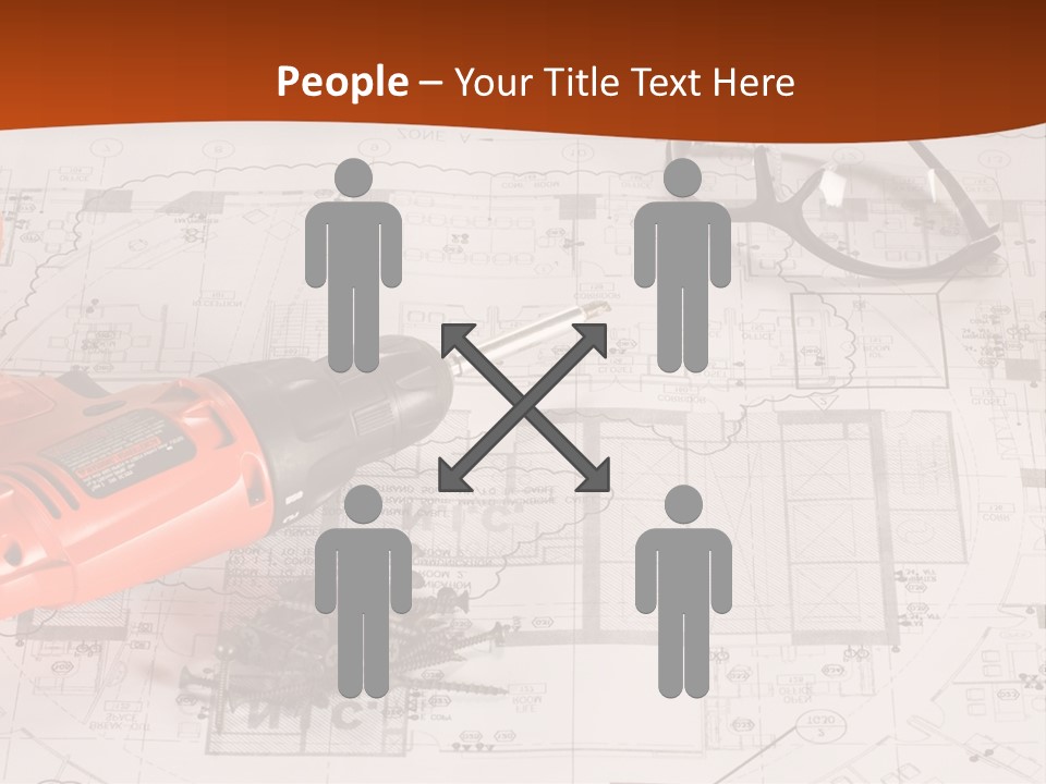 Screws Hat Contractor PowerPoint Template