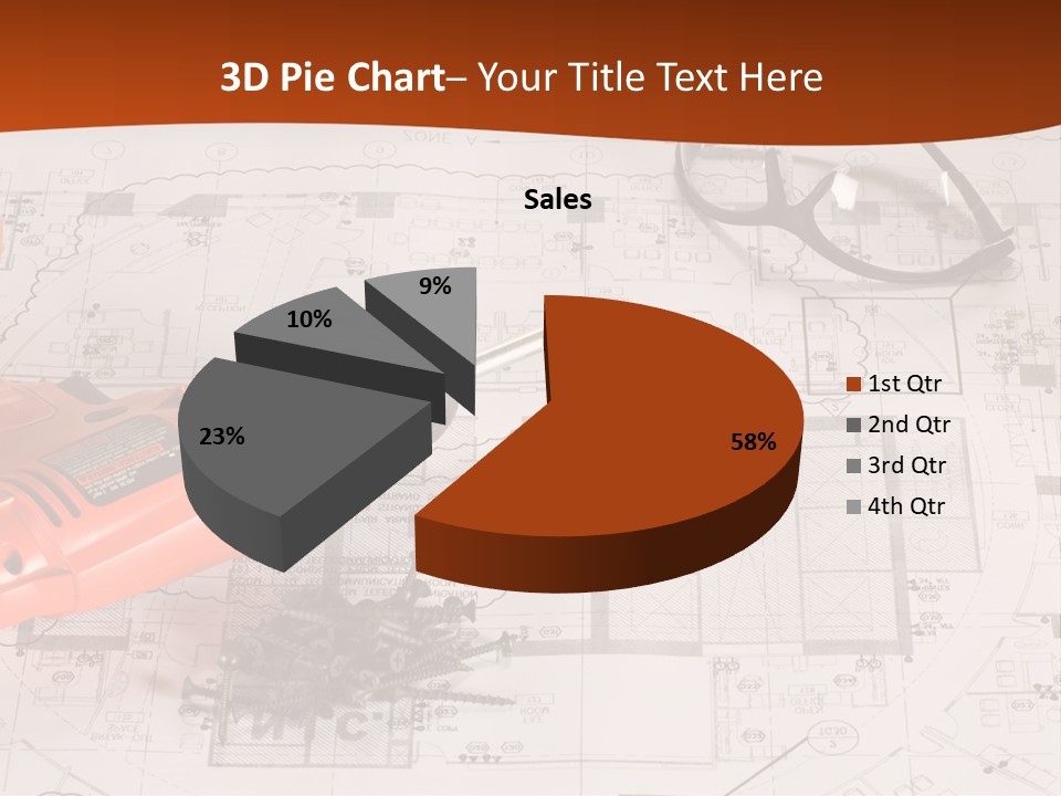 Screws Hat Contractor PowerPoint Template