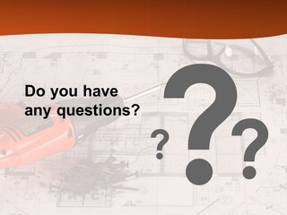 Screws Hat Contractor PowerPoint Template