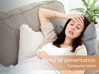 Stressed Pills Alone PowerPoint Template