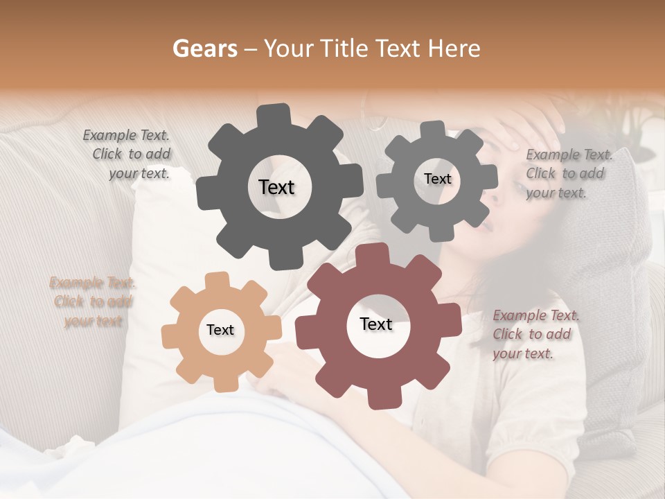 Stressed Pills Alone PowerPoint Template