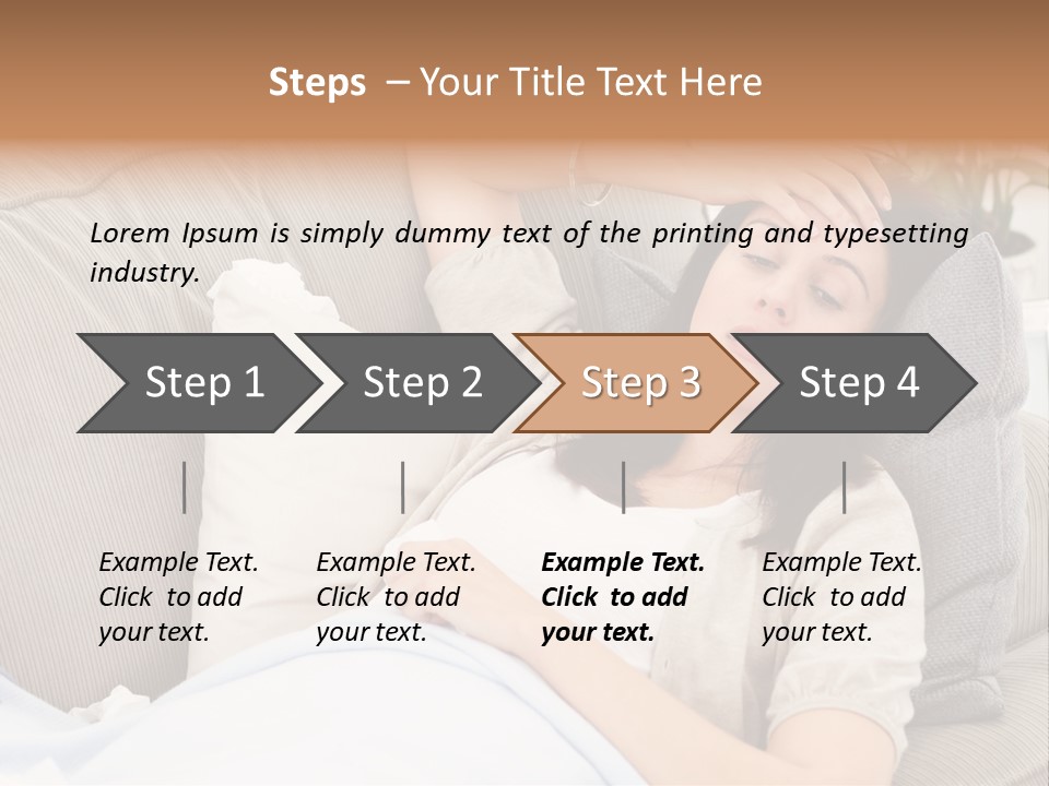 Stressed Pills Alone PowerPoint Template