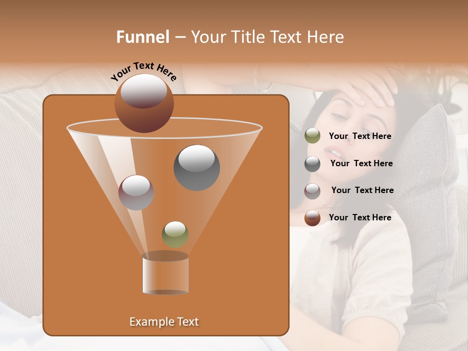 Stressed Pills Alone PowerPoint Template