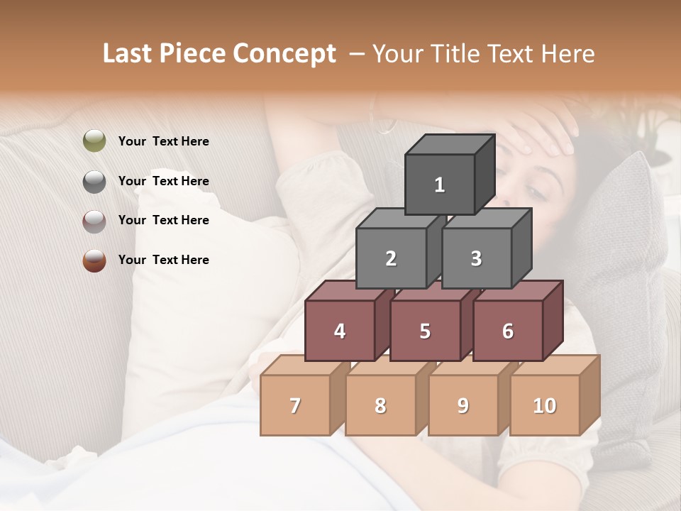 Stressed Pills Alone PowerPoint Template