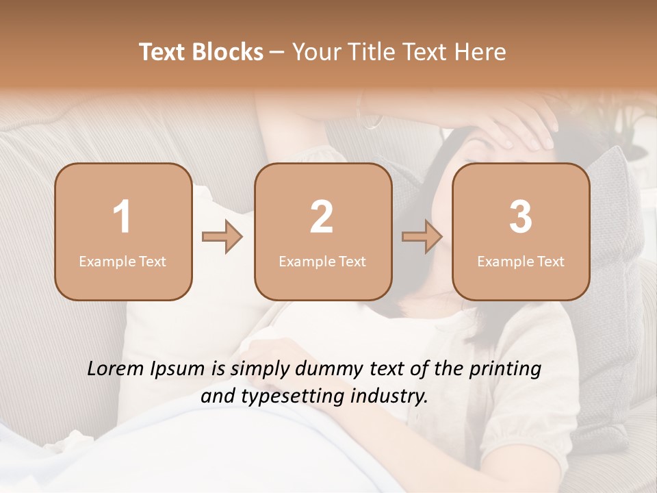 Stressed Pills Alone PowerPoint Template