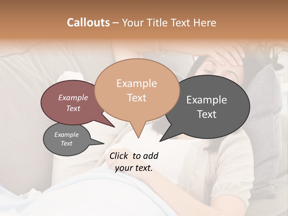 Stressed Pills Alone PowerPoint Template