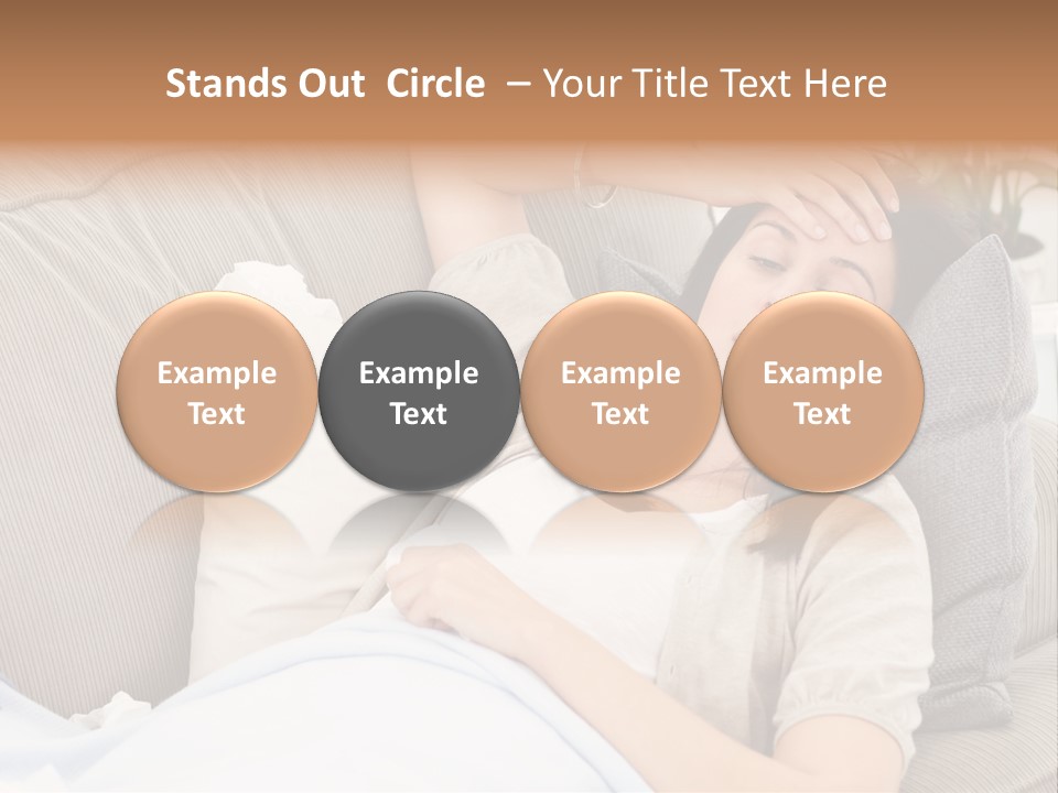 Stressed Pills Alone PowerPoint Template