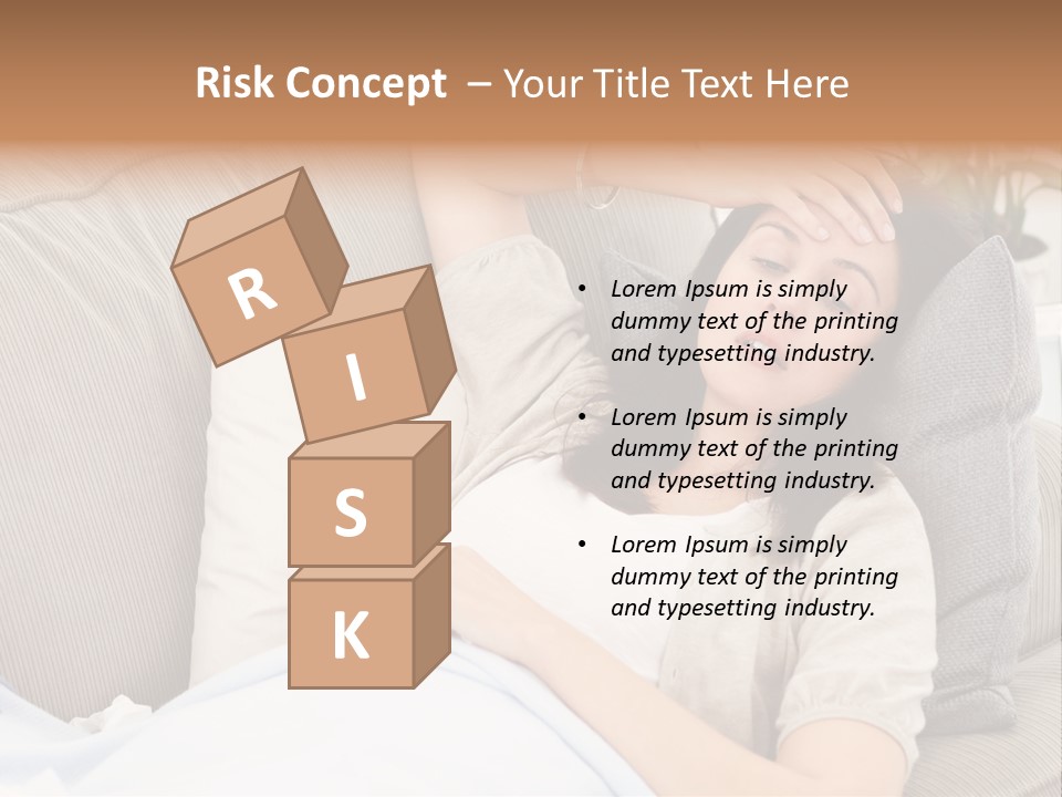 Stressed Pills Alone PowerPoint Template